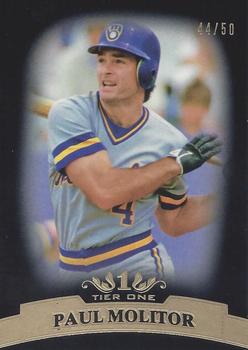 2011 Topps Tier One - Black #86 Paul Molitor Front