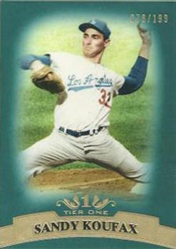 2011 Topps Tier One - Blue #32 Sandy Koufax Front
