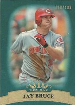 2011 Topps Tier One - Blue #62 Jay Bruce Front