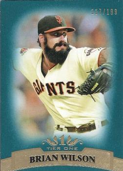 2011 Topps Tier One - Blue #76 Brian Wilson Front