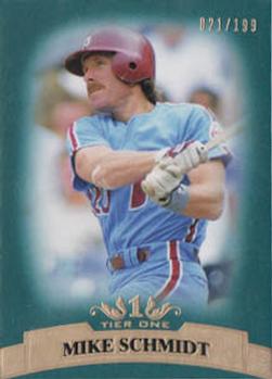 2011 Topps Tier One - Blue #95 Mike Schmidt Front