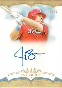 2011 Topps Tier One - Crowd Pleaser Autographs #CP-JB Jay Bruce Front