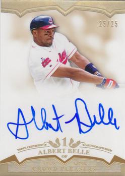2011 Topps Tier One - Crowd Pleaser Autographs Gold #CP-AB Albert Belle Front