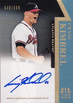 2011 Topps Tier One - On The Rise Autographs #OR-CK Craig Kimbrel Front