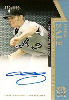 2011 Topps Tier One - On The Rise Autographs #OR-CSA Chris Sale Front