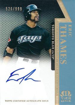 2011 Topps Tier One - On The Rise Autographs #OR-ET Eric Thames Front