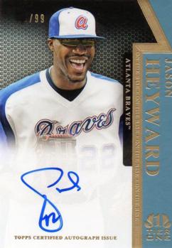 2011 Topps Tier One - On The Rise Autographs #OR-JH Jason Heyward Front