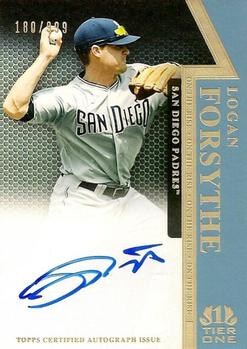 2011 Topps Tier One - On The Rise Autographs #OR-LF Logan Forsythe Front