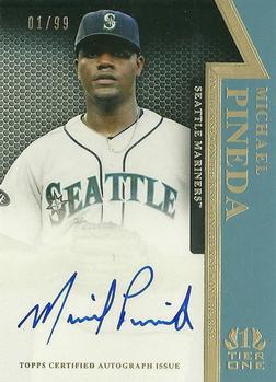 2011 Topps Tier One - On The Rise Autographs #OR-MP Michael Pineda Front