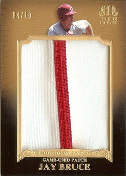 2011 Topps Tier One - Prodigious Patches #PP16 Jay Bruce Front