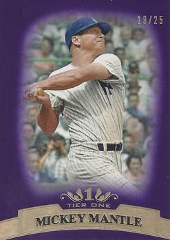 2011 Topps Tier One - Purple #7 Mickey Mantle Front
