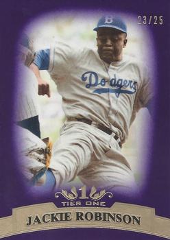 2011 Topps Tier One - Purple #42 Jackie Robinson Front
