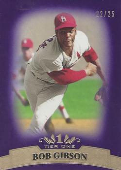 2011 Topps Tier One - Purple #45 Bob Gibson Front