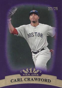 2011 Topps Tier One - Purple #54 Carl Crawford Front