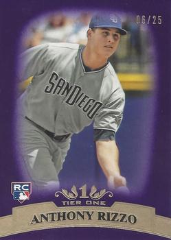 2011 Topps Tier One - Purple #58 Anthony Rizzo Front