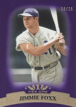 2011 Topps Tier One - Purple #60 Jimmie Foxx Front