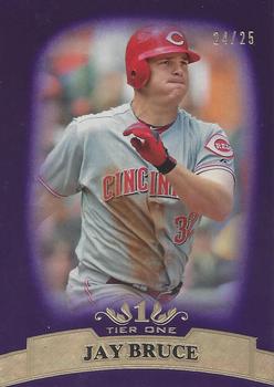 2011 Topps Tier One - Purple #62 Jay Bruce Front
