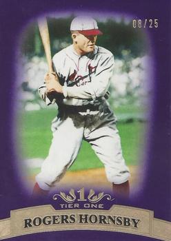 2011 Topps Tier One - Purple #70 Rogers Hornsby Front