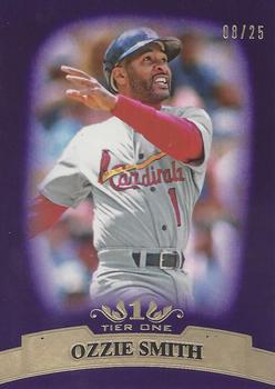 2011 Topps Tier One - Purple #71 Ozzie Smith Front
