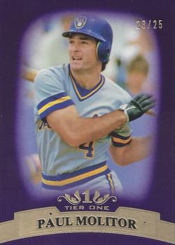 2011 Topps Tier One - Purple #86 Paul Molitor Front