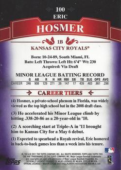 2011 Topps Tier One - Purple #100 Eric Hosmer Back