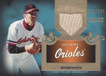 2011 Topps Tier One - Top Shelf Relics #TSR45 Brooks Robinson Front