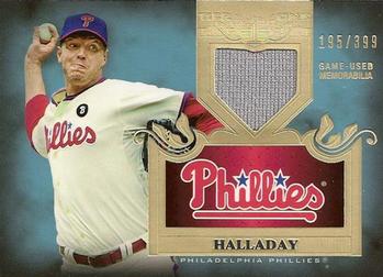 2011 Topps Tier One - Top Shelf Relics #TSR10 Roy Halladay Front