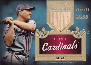 2011 Topps Tier One - Top Shelf Relics #TSR11 Johnny Mize Front