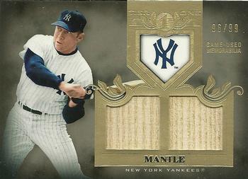 2011 Topps Tier One - Top Shelf Relics Dual #TSR36 Mickey Mantle Front