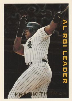 1995 Topps - League Leaders #LL39 Frank Thomas Front