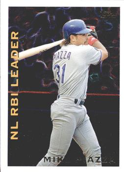 1995 Topps - League Leaders #LL40 Mike Piazza Front