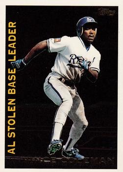 1995 Topps - League Leaders #LL42 Vince Coleman Front