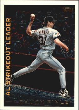 1995 Topps - League Leaders #LL48 Chuck Finley Front