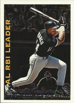1995 Topps - League Leaders #LL13 Julio Franco Front