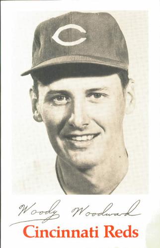 1970 Cincinnati Reds Photocards #NNO Woody Woodward Front