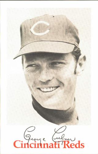 1969 Cincinnati Reds Photocards #NNO George Culver Front