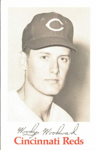 1969 Cincinnati Reds Photocards #NNO Woody Woodward Front