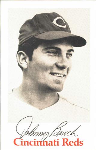 1969 Cincinnati Reds Photocards #NNO Johnny Bench Front
