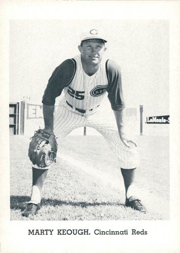 1965 Jay Publishing Cincinnati Reds #NNO Marty Keough Front