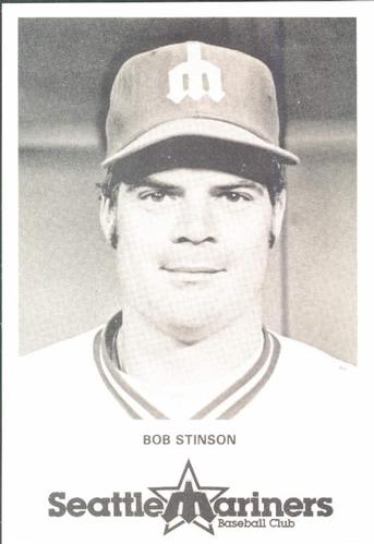 1979 Seattle Mariners Postcards #NNO Bob Stinson Front
