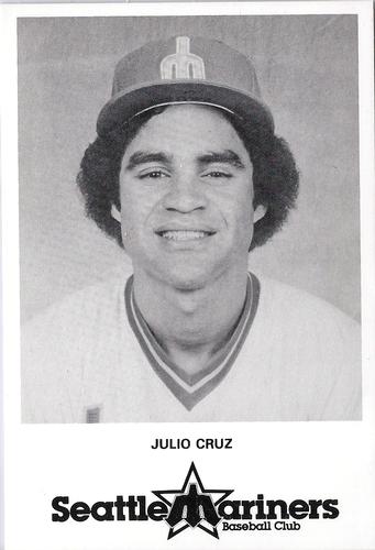 1979 Seattle Mariners Postcards #NNO Julio Cruz Front