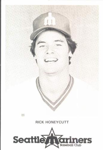1979 Seattle Mariners Postcards #NNO Rick Honeycutt Front
