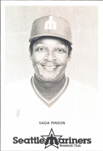 1979 Seattle Mariners Postcards #NNO Vada Pinson Front
