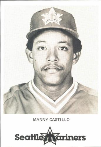 1982 Seattle Mariners Postcards #NNO Manny Castillo Front