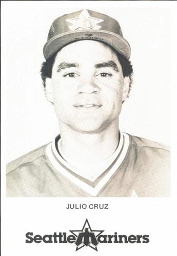 1982 Seattle Mariners Postcards #NNO Julio Cruz Front
