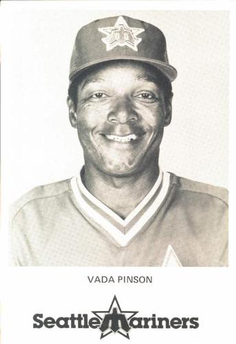 1982 Seattle Mariners Postcards #NNO Vada Pinson Front