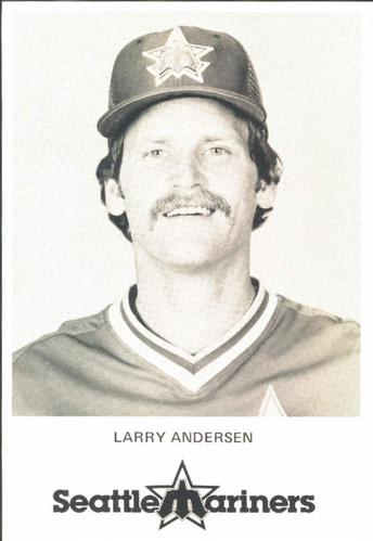 1982 Seattle Mariners Postcards #NNO Larry Andersen Front