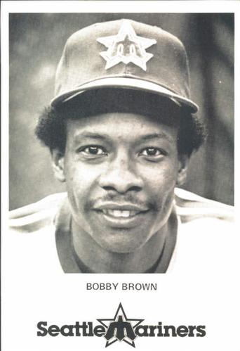 1982 Seattle Mariners Postcards #NNO Bobby Brown Front