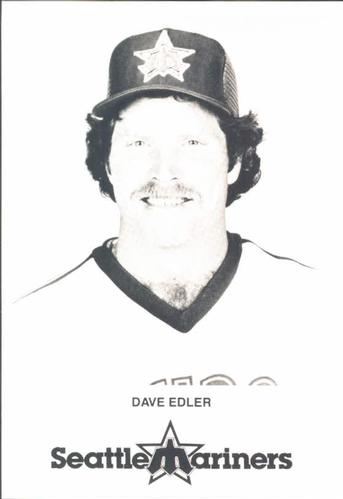 1981 Seattle Mariners Postcards #NNO Dave Edler Front