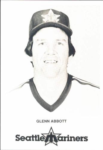 1981 Seattle Mariners Postcards #NNO Glenn Abbott Front